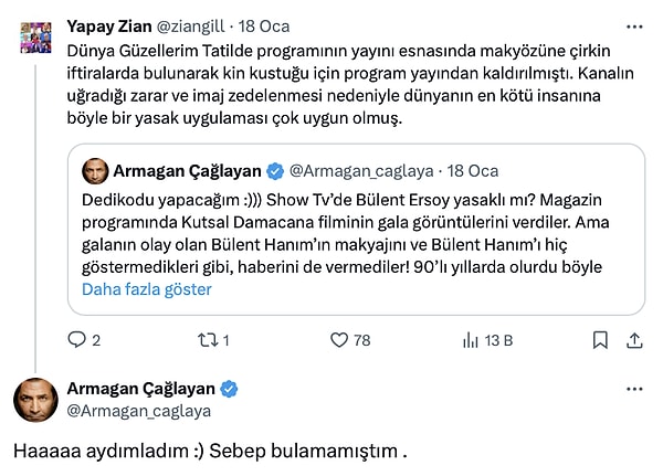 Mevzuyu anlayınca aydınlanan Armağan Çağlayan, bilmeceyi kendince çözmüş oldu!