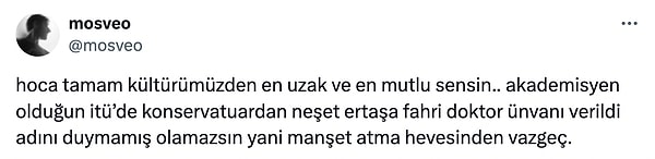 Celal Şengör'e X platformundan gelen tepkilerin bazıları şöyle 👇