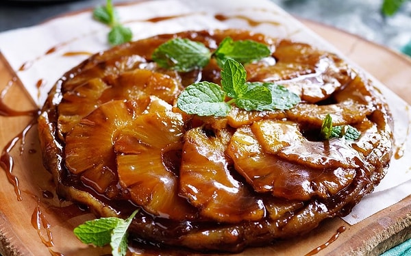 4. Ananaslı Tarte Tatine ve Yulaflı Kurabiye