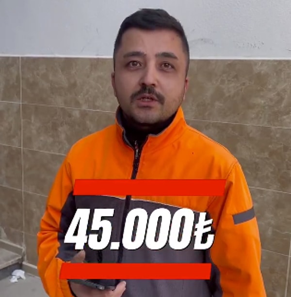 Ancak yakıt, araç bakımı gibi masraflar düşüldüğünde net kazancının 45 bin TL olduğunu ifade etti.