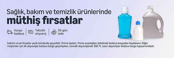 Amazon'da indirimli ürünleri bulabileceğiniz kategorileri listeledik;