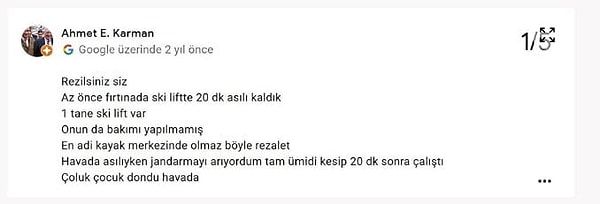 Otele daha önce giden misafirlerin yaptığı Google ve Tripadvisor yorumları ise facianın göz göre göre geldiğini gösterdi. İşte o yorumlardan bazıları 👇