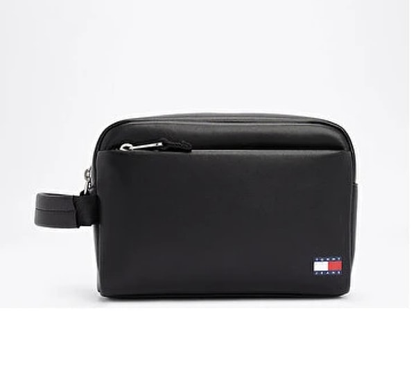 Tommy Hilfiger Tjm Herıtage Leather Washbag