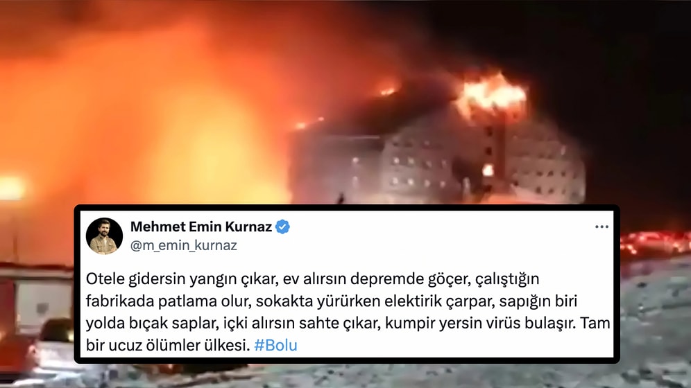 Canımız Onlarla Birlikte Yandı! Bolu'daki Otel Yangınında 66 Kişinin Ölmesinin Ardından İsyanlar Büyüyor