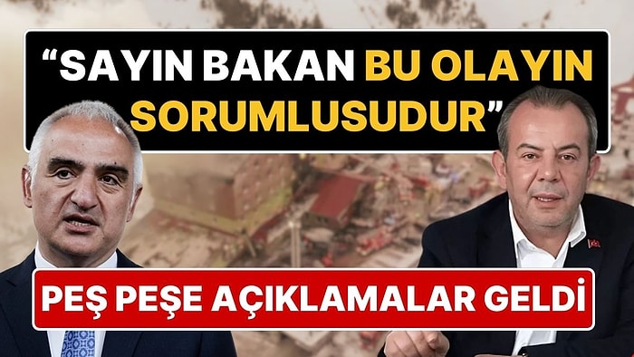 Bolu Belediye Başkanı Tanju Özcan’dan Turizm Bakanı Mehmet Nuri Ersoy’a: “Sayın Bakan Bu Olayın Sorumlusudur”