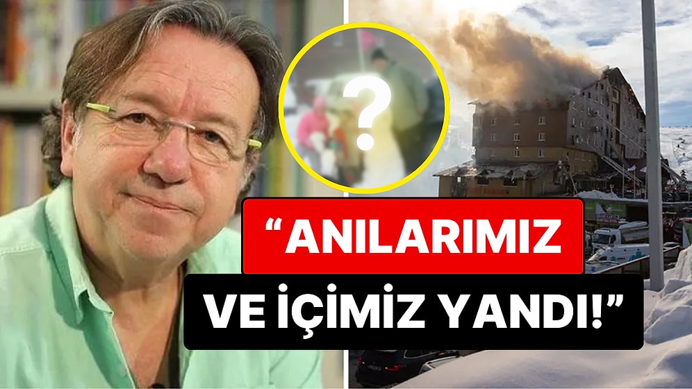 Gani Müjde Kartalkaya'da Yanan Grand Kartal Otel'de Yıllar Önce Çekilmiş Bir Pozunu Paylaştı!