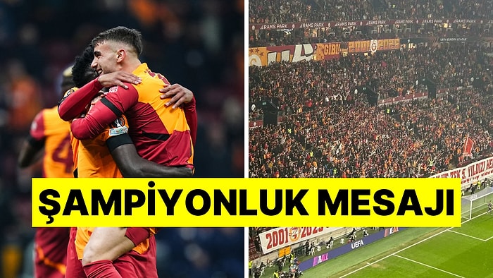 Galatasaray Tribünlerinden Fenerbahçe'ye Yıldız Göndermesi