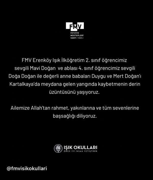 FVM Işık Okulları’nın paylaşımı 👇