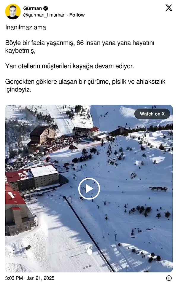 Kayak yapanlara sosyal medyadan tepkiler yükselmeye başladı.