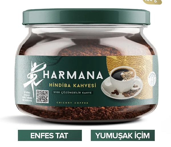 12. HARMANA Hindiba Kahvesi Detox Kahve 1 Aylık - (60 KULLANIM) Net 150gr