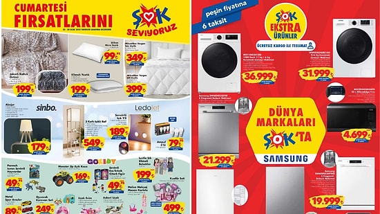 ŞOK'a Kurutmalı Çamaşır Makinesi Geliyor! 25 Ocak 2025 ŞOK Aktüel Ürünler Kataloğu