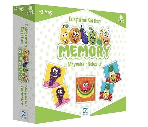 CA Games Memory Eşleştirme Kartları