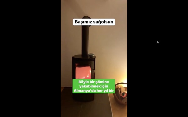 Sadece bir şömine yakmak istediği için her sene yapılan denetimleri sıralayan adam, izleyenlere pek çok şeyi sorgulattı.