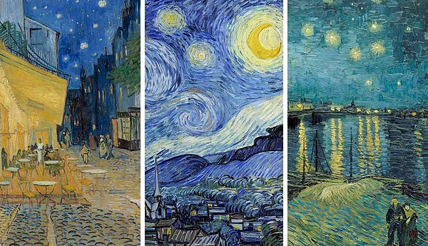 Yıldızlı Gece, Ayçiçekleri, Arles'daki Yatak Odası, Dr. Gachet'nin Portresi, Keder... Artık, Van Gogh'un dünyayı her seferinde farklı bir gözle görmemizi sağlayan eşsiz eserlerine yolculuk yapabiliriz.