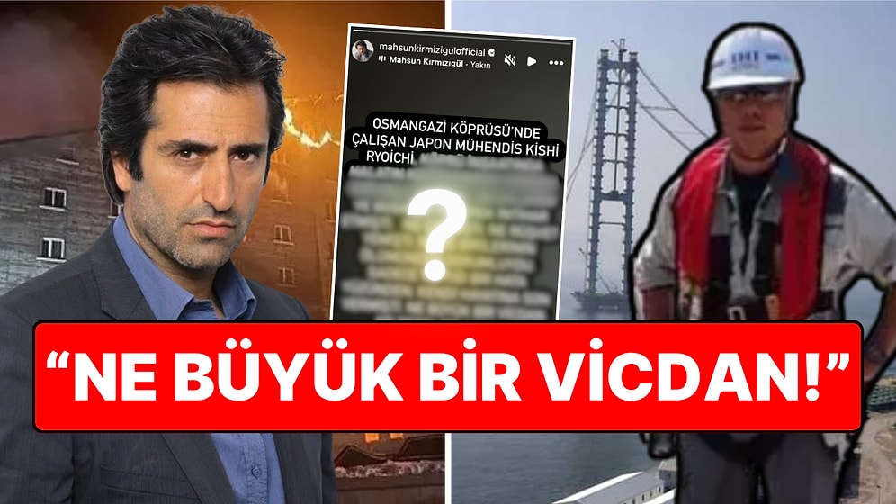 Mahsun Kırmızıgül Grand Otel Yangınında Sorumluluk Alan Olmayınca Japon Mühendis Kishi Ryoichi'yi Hatırlattı!