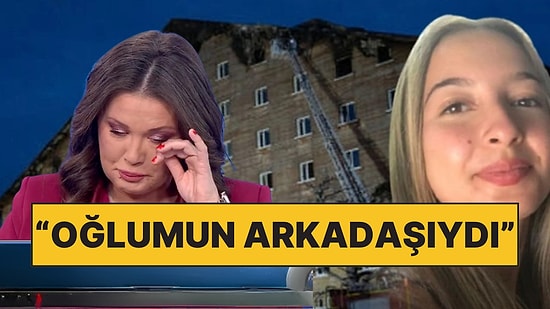 Ekol TV Sunucusu Bolu'daki Yangında Hayatını Kaybeden Özüm Karataşlı Haberini Sunarken Gözyaşlarını Tutamadı