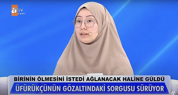 Yayında Müge Anlı'dan özür dileyen Emine, "Beni muhabiriniz uyardı. Çocuğumun başına bir şey gelebileceğini düşünmedim. Size de saygısızlık ettim. Endişe etmekte haklısınız. Özür diliyorum." dedi.