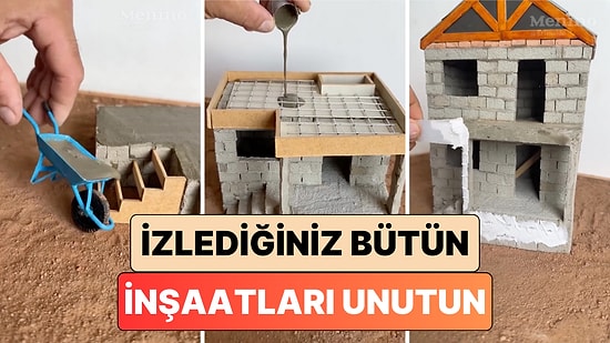 İzlerken Hipnotize Olacaksınız: Bir Adam Minyatür İnşaatının Tüm Yapım Sürecini Paylaştı