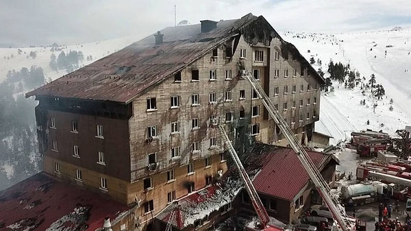 Grand Kartal Otel'de 21 Ocak Salı günü saat 03.30 sıralarında yangın çıkmıştı.