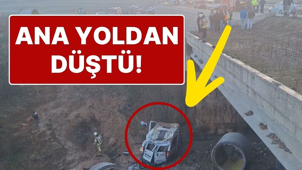 Tuzla'da Servis Minibüsü Şarampole Yuvarlandı: Ekipler Olay Yerinde