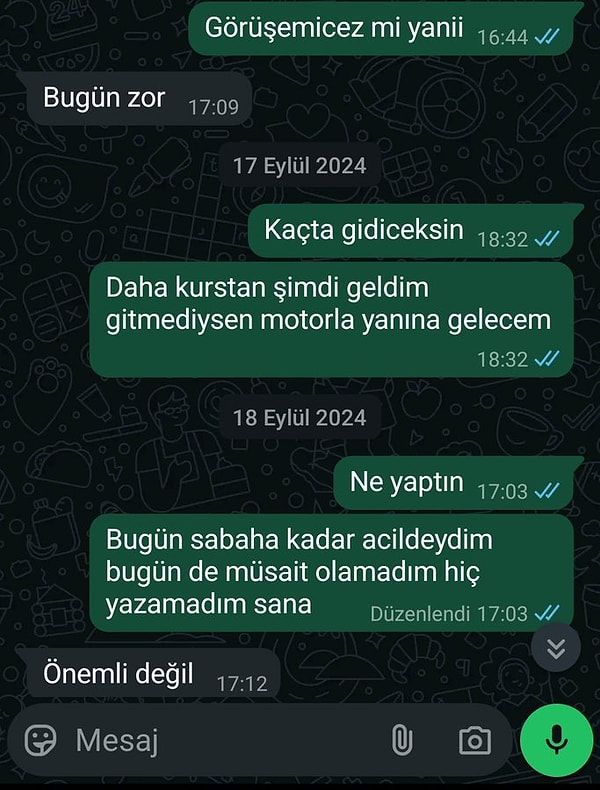 Sadece "Önemli değil" mi? Bir geçmiş olsun demek iyi olmaz mıydı? 👇