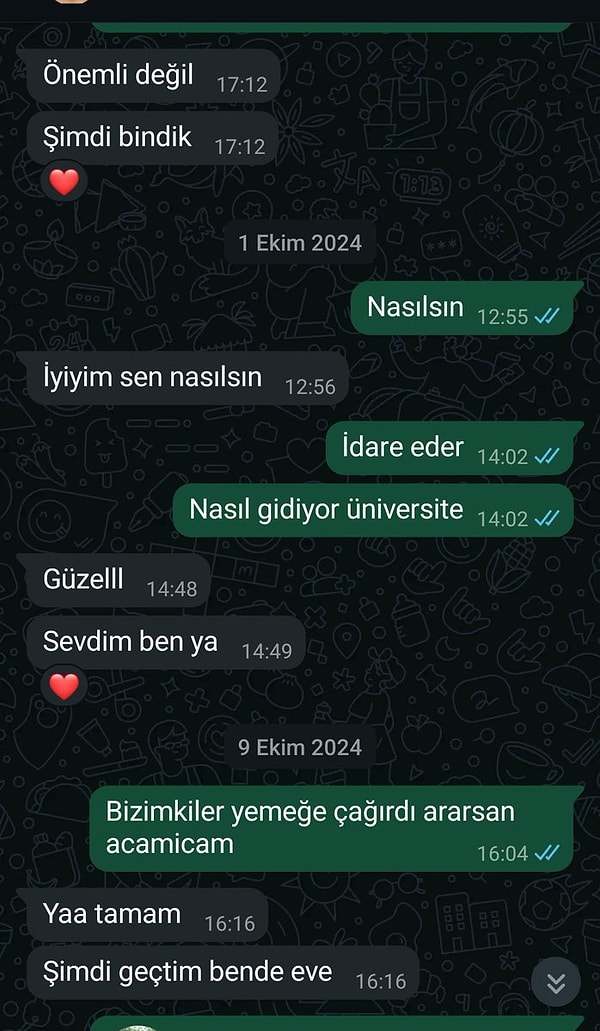 Derken Eylül bitti Ekim geldi... 👇