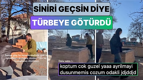 Çok Sinirli Olduğu İçin Çözüm Olarak Sevgilisi Tarafından "Hırslı Baba" Türbesine Götürülen Kadın