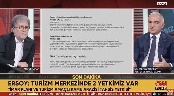 Ersoy soruya "Her olaya yasa çıkaramazsınız ki." şeklinde yanıt verdi.