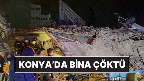 Konya’da 3 Katlı Bina Çöktü: Beş Kişi Enkaz Altında Kaldı