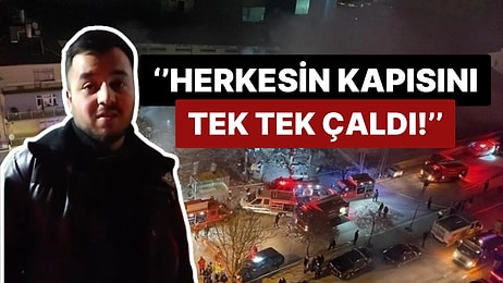 Konya'da Çöken Binada Yaşayan Vatandaş Binayı Nasıl Tahliye Ettiklerini Anlattı!