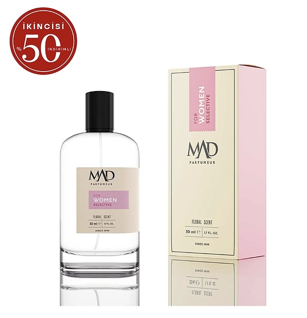 10. Mad Parfüm Mad A118 Selective 50 ml Kadın Parfüm