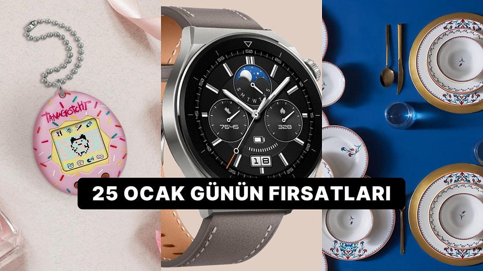 Bugün İndirimde Neler Var? Huawei Watch GT3 Pro'dan Karaca'nın Yemek Takımına 25 Ocak 2025 Günün Fırsatları