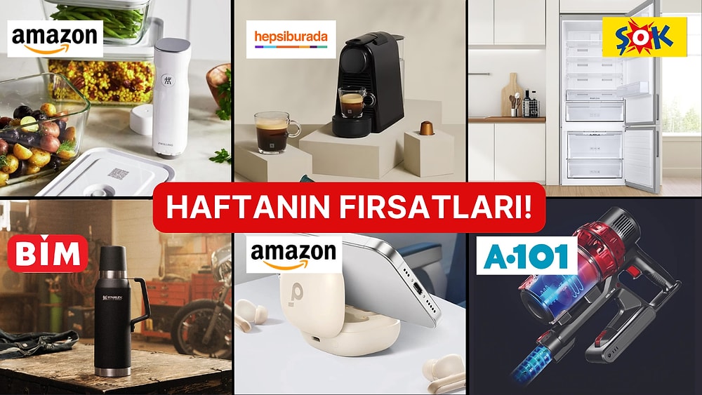 Haftanın Tüm İndirimleri Burada! Hepsiburada'dan Amazon'a Dikkat Çeken İndirimler ve Aktüel Katalogları