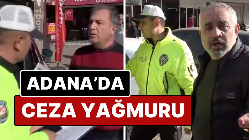 Adana’da Trafik Denetimi: Yayalara Yol Vermeyen Sürücülere Ceza Yağdı