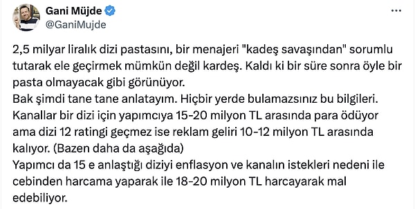 İşte Gani Müjde'nin o açıklaması: