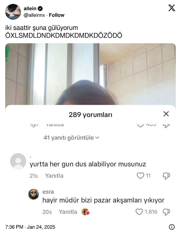 Avlu izledikten sonra kafa karışmış