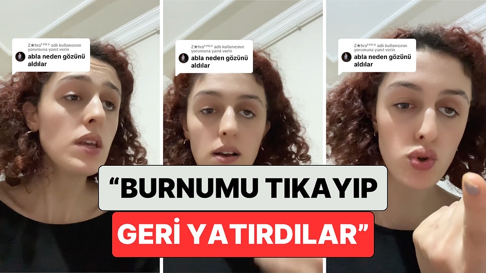 Bir Kadın Burnu Kanadığında Yapılan Yanlış Müdahale ile Nasıl Gözünü Kaybettiğini Anlattı