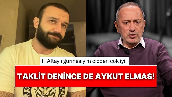 Gazeteci Fatih Altaylı’nın Taklidini Yapan Aykut Elmas Performansıyla Alkışları Topladı