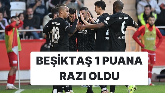 Beşiktaş, Solskjaer ile İlk Lig Maçında Antalyaspor'a Takıldı