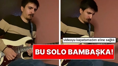 Bengü’nün Saygımdan Şarkısına Kendi Yorumuyla Gitar Solosu Ekleyen Gitarist Kulaklarımızın Pasını Sildi!