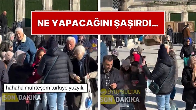 İstanbul Eyüp Sultan’da Miraç Kandili İçin Kek Dağıtmak İstedi: Vatandaşlar Neredeyse Kavgaya Tutuşacaktı