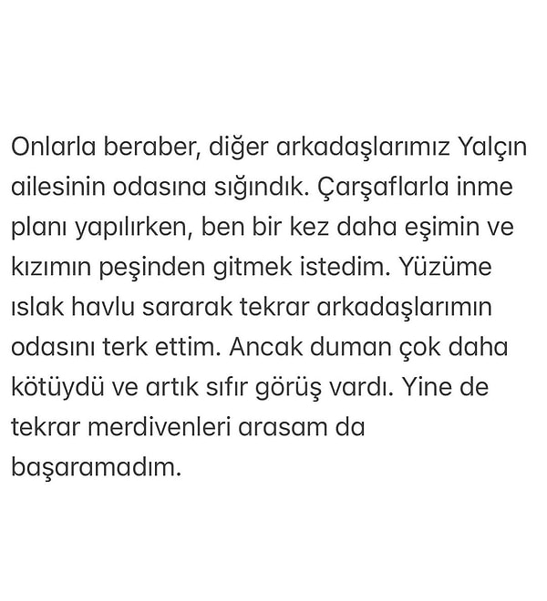 "Sıfır görüş vardı"