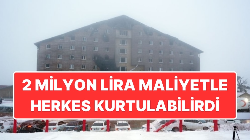 78 Kişi Hayatını Kaybetmişti: Grand Kartal Otel’de Yağmurlama Sisteminin Maliyeti 2 Milyon Liraymış