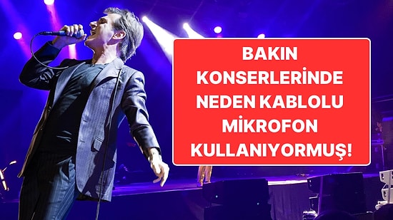 ''Ben Takıntılı İnsanım'' Diyen Teoman Konserlerinde Kullandığı Kablolu Mikrofonun Nedenini Açıkladı