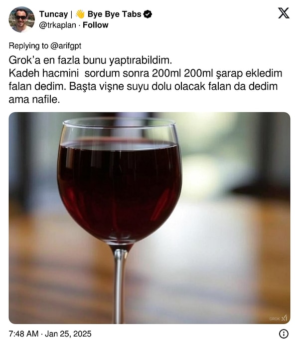 Tabii yapay zekayı vişne suyu diye kandırmaya çalışanlar da oldu.