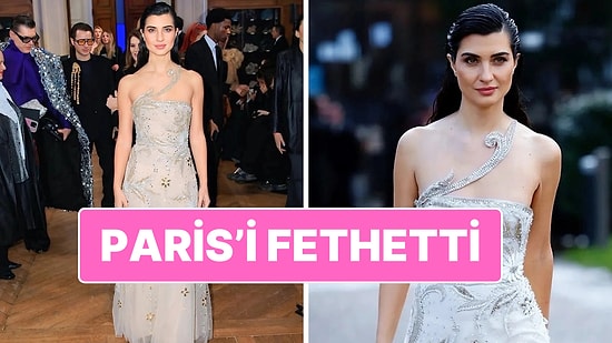 Paris’i Fethetti! Tuba Büyüküstün Georges Hobeika Defilesine Zarafetiyle Damga Vurdu!