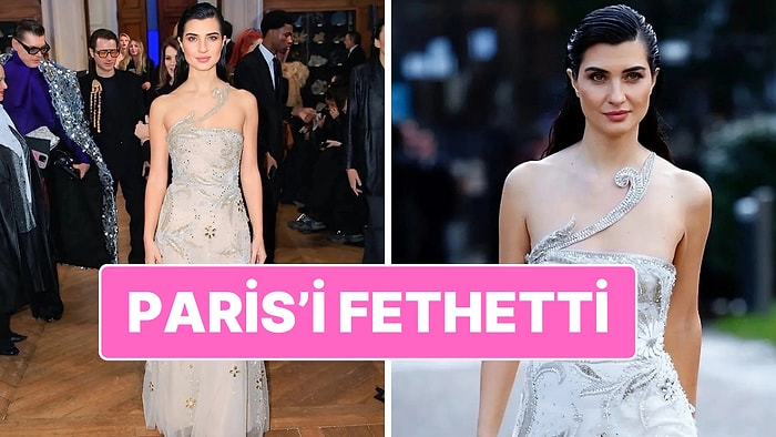 Paris’i Fethetti! Tuba Büyüküstün Georges Hobeika Defilesine Zarafetiyle Damga Vurdu!