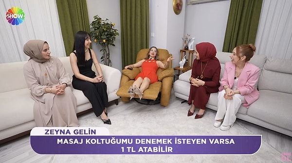 Yaklaşık 2.5 sene önce 25 bin TL vererek aldığı masaj koltuğunu da rakiplerine sergileyen 9 aylık evli Zeyna Eremli her sözüyle diğer gelinlerle tartışmaya girdi.