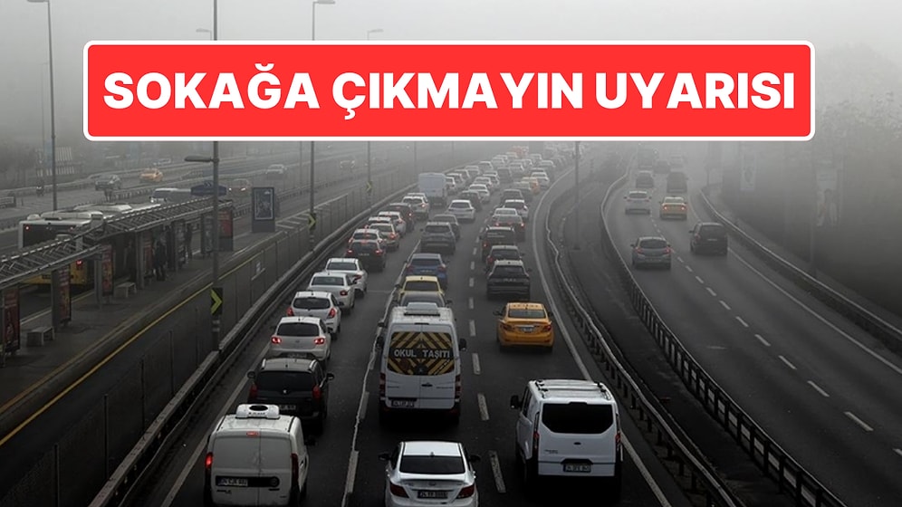 İstanbul’da Hava Kirliliği Uyarısı: "Mümkün Oldukça Dışarıya Çıkmayın"