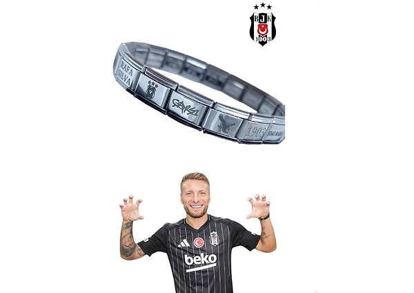 Takımına gönülden bağlı Kara Kartallar için 'Çelik Beşiktaş Bileklik'!